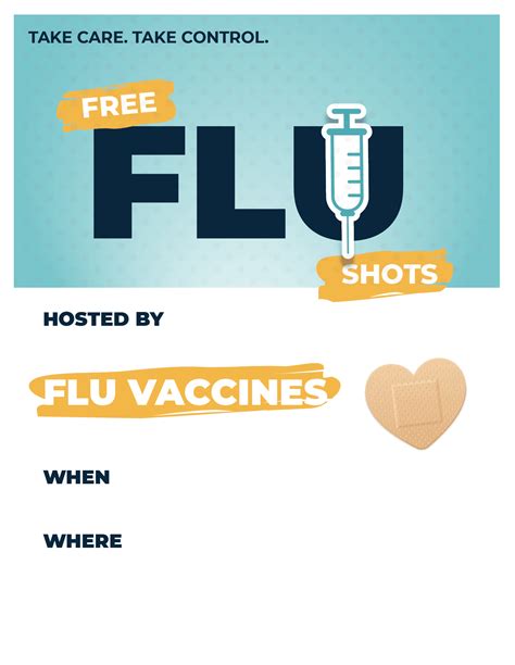 Flu Shot Poster Template
